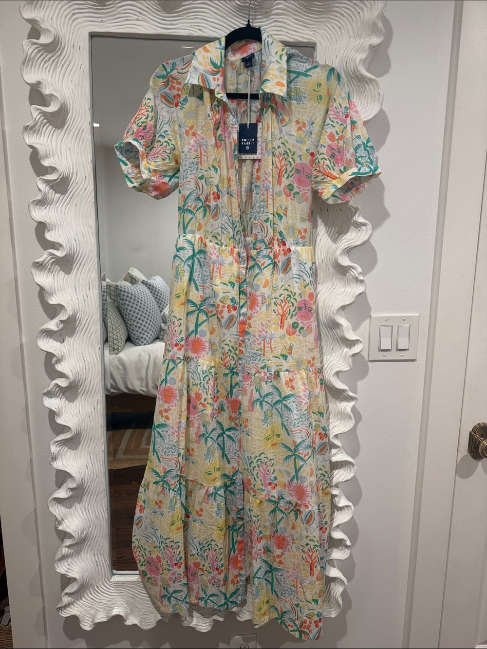 Roller Rabbit for Target Tiered Shirt Dress - Size M- NWT-